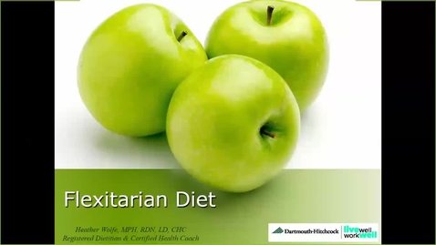Thumbnail for entry Flexitarian Diet