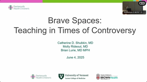 Thumbnail for Brave Spaces: Teaching in Times of Controversy 