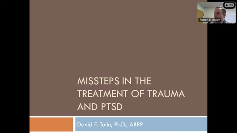 Thumbnail for Missteps in the Treatment of Trauma and PTSD