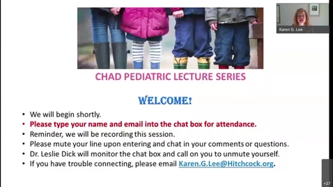 Thumbnail for CHaD Pediatric Lecture Series - May 2022 - The Teen Brain:  Decision making, assent, and confidentiality. Cather-20220510 1200-1