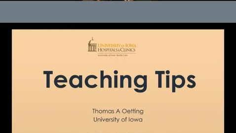 Thumbnail for entry Tips on Teaching Microsurgery