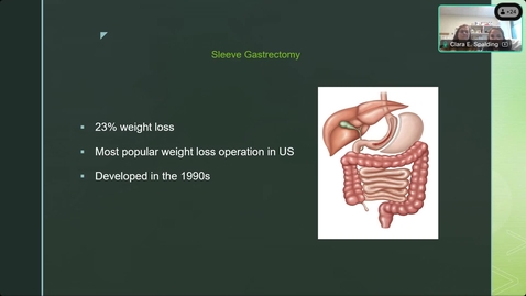 Thumbnail for 12/16/24 Topics in Medicine and Surgery - Metabolic and Bariatric Surgery - Presented by Clara Spalding APRN and Corinne Kelliher APRN