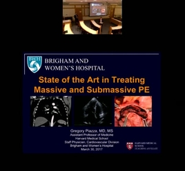 State Of The Art In Treating Massive And Submassive Pe Dartmouth Hitchcock Video