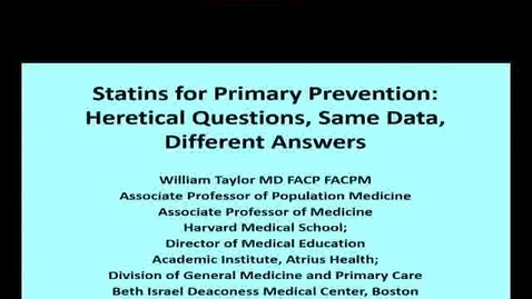 Thumbnail for Statins for Primary Prevention