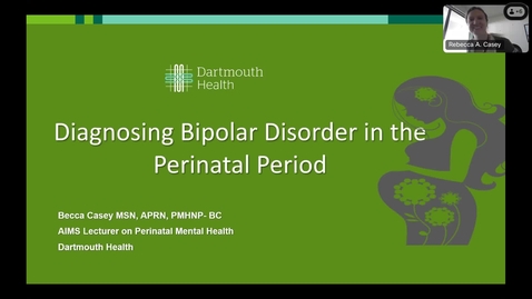 Thumbnail for August 2025 - Diagnosis of Bipolar Disorder in the Perinatal Period