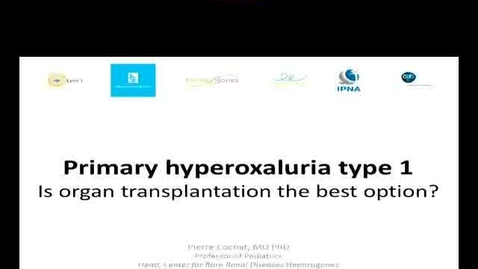 Thumbnail for Primary Hyperoxaluria Type 1