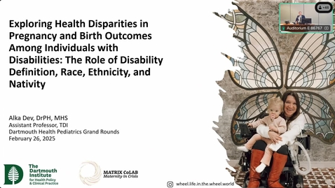 Thumbnail for Exploring Health Disparities in Pregnancy and Birth Outcomes Among Individuals with Disabilities:  The Role of Disability Definition, Race, Ethnicity, and Nativity