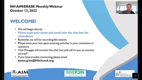 Thumbnail for AIMERASE Maternal Mortality Monthly Webinar - October 2022-20221013 1600-1