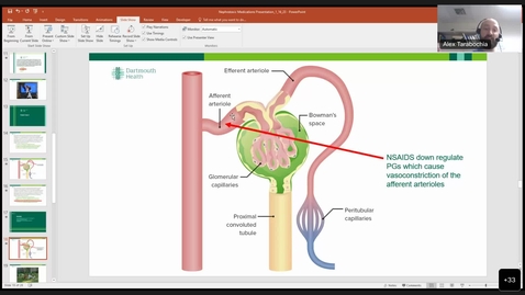 Thumbnail for entry 1/16/2022 APP Topics in Medicine &amp; Surgery - Nephrotoxic Agents with Alex Tarabochia, MD