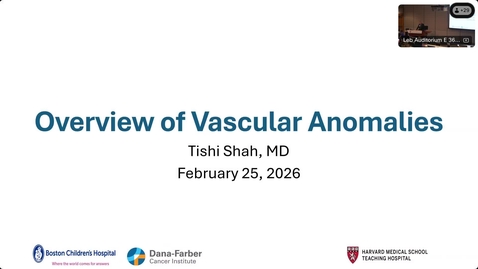 Thumbnail for Overview of Vascular Anomalies