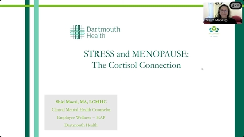 Thumbnail for Managing Menopause - Stress 11/6/25