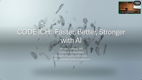 Thumbnail for CODE ICH:  Bigger, Faster, Stronger with AI?