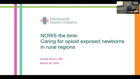 Thumbnail for NOWS the time: Caring for opioid exposed newborns in rural regions