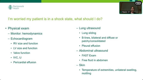 Thumbnail for entry 4/15/24 Topics in Medicine and Surgery - Shock and Pressors - Presented by Ryann Piotrowski, PA-C, Critical Care Fellow