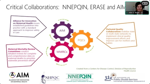 Thumbnail for June 2024 NH AIMERASE Maternal Mortality Webinar