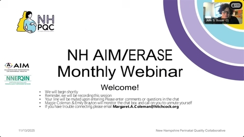 Thumbnail for NH AIM/ERASE MM Webinar: Integration of Smoking Cessation into Everyday Practice