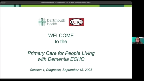 Thumbnail for 1 Primary Care for People Living with Demetia ECHO