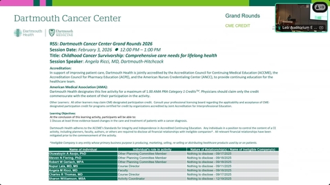 Thumbnail for Childhood Cancer Survivorship: Comprehensive care needs for lifelong health