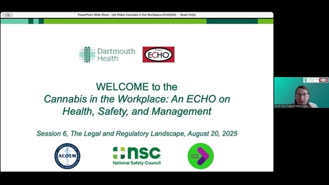 Thumbnail for 6 Cannabis in the Workplace ECHO