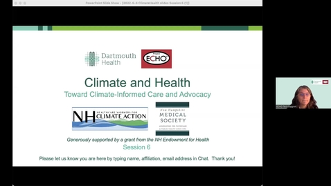 Thumbnail for entry 6, Climate-Informed Care, Climate &amp; Health Project ECHO