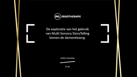 Miniatuur voor JC 02 - Exploratie van het gebruik van MMST binnen dementiezorg