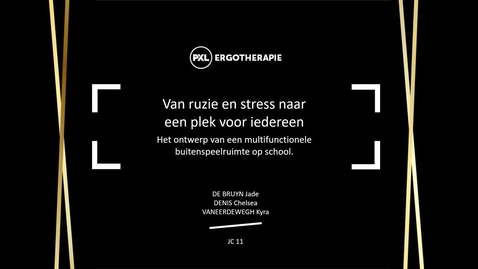 Miniatuur voor JC 11 - Van ruzie en stress naar een plek voor iedereen