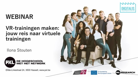 Miniatuur voor 20231208 Webinar Digitalis - Ilona Stouten - VR-trainingen maken, jouw reis naar virtuele trainingen