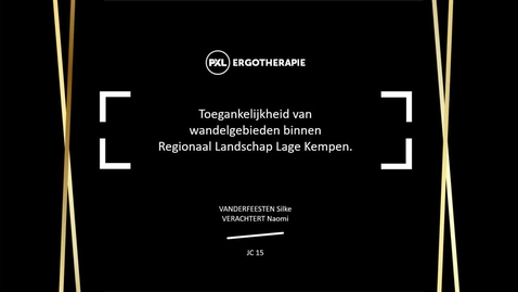 Miniatuur voor JC15 - Toegankelijkheid van wandelgebieden binnen Regionaal Landschap Lage Kempen