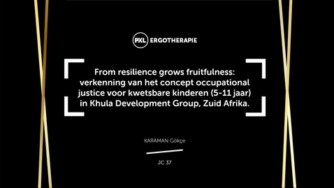 Miniatuur voor JC 37 - From resilience grows fruitfulness