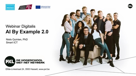 Miniatuur voor 20231219 Webinar Digitalis - AI by example 2.0 (Niels Quinten)
