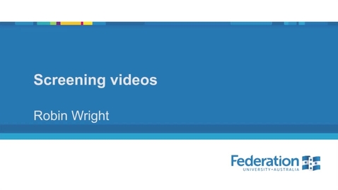 Thumbnail for Video6 Screening videos 1