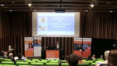 Thumbnail for entry Alex Rubinov Memorial Oration 2015 - Doing Maths A Risk Free Choice