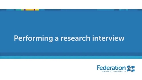 Thumbnail for Planning for Research Interview