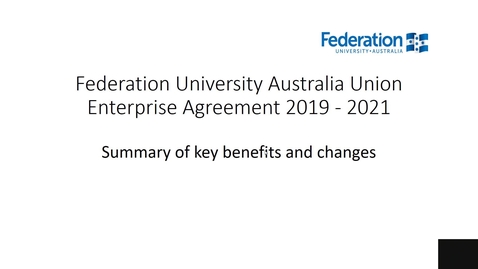 Thumbnail for entry FedUni UEA 2019–2021