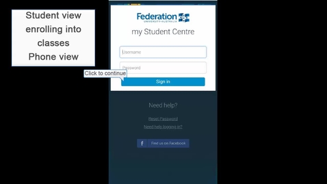 Thumbnail for Enrol into classes phone view