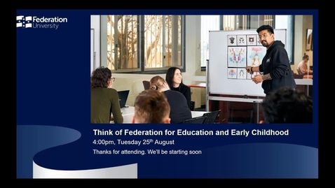 Thumbnail for International webinar - Education and Early Childhood