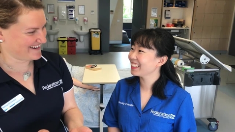 Thumbnail for FedUni Bachelor of Nursing student testimonial (Jing)