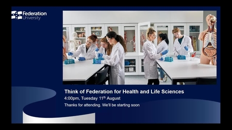 Thumbnail for International webinar - Health and Life Sciences