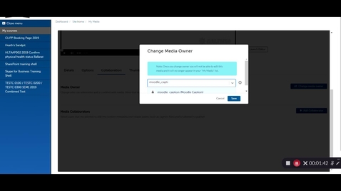 Thumbnail for How To Request Caption in Moodle (ACADEMIC STAFF ONLY)