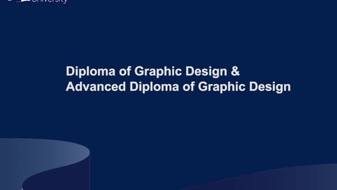 Thumbnail for Graphic Design - Diploma &amp; Advanced Diploma of Graphic Design course presentations