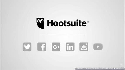 Thumbnail for entry Getting started on Hootsuite