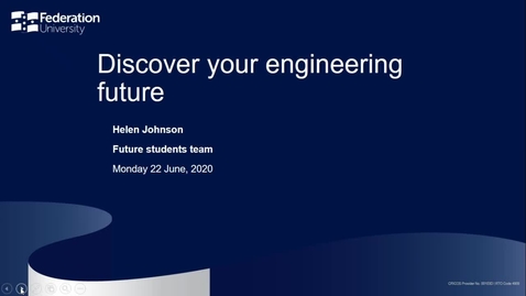 Thumbnail for entry Domestic Webinar- Discover your Engineering Future