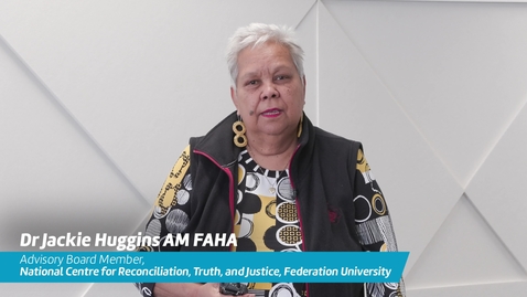 Thumbnail for Reflections on a Voice - Dr Jackie Huggins AM FAHA