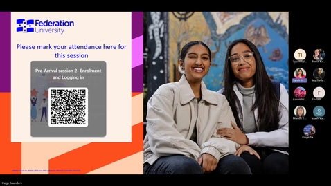 Thumbnail for Pre-Arrival session - Enrolment and Logging in