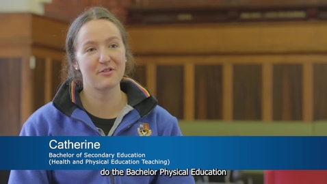 Thumbnail for entry Catherine, Bachelor of Secondary Education (Health and Physical Education Teaching)