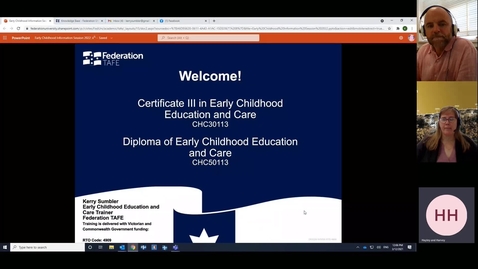 Thumbnail for entry Study a Certificate III and Diploma of Early Childhood Education and Care Webinar.