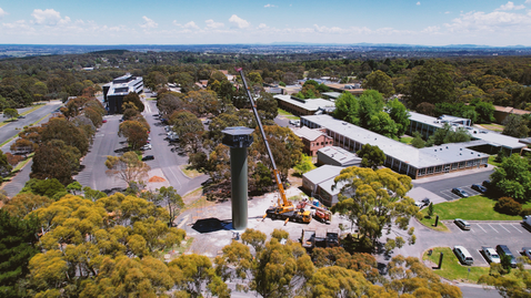 Thumbnail for entry APRETC renewable energy training tower construction