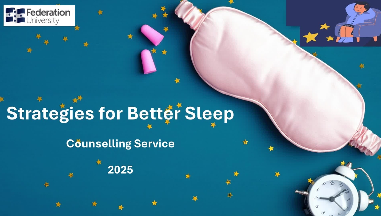 Strategies for Better Sleep: A Workshop for Students