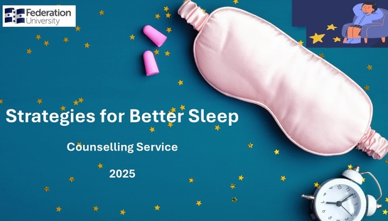 Strategies for Better Sleep: A Workshop for Students