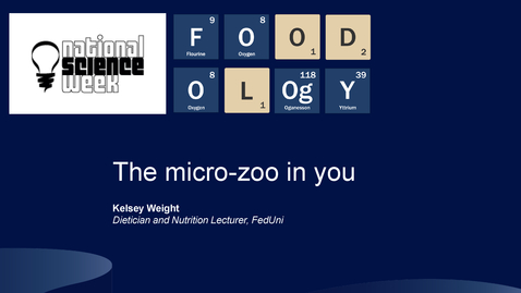 Thumbnail for entry FOODOLOgY The micro-zoo in you